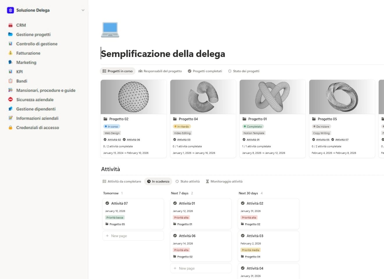 Semplificazione della delega